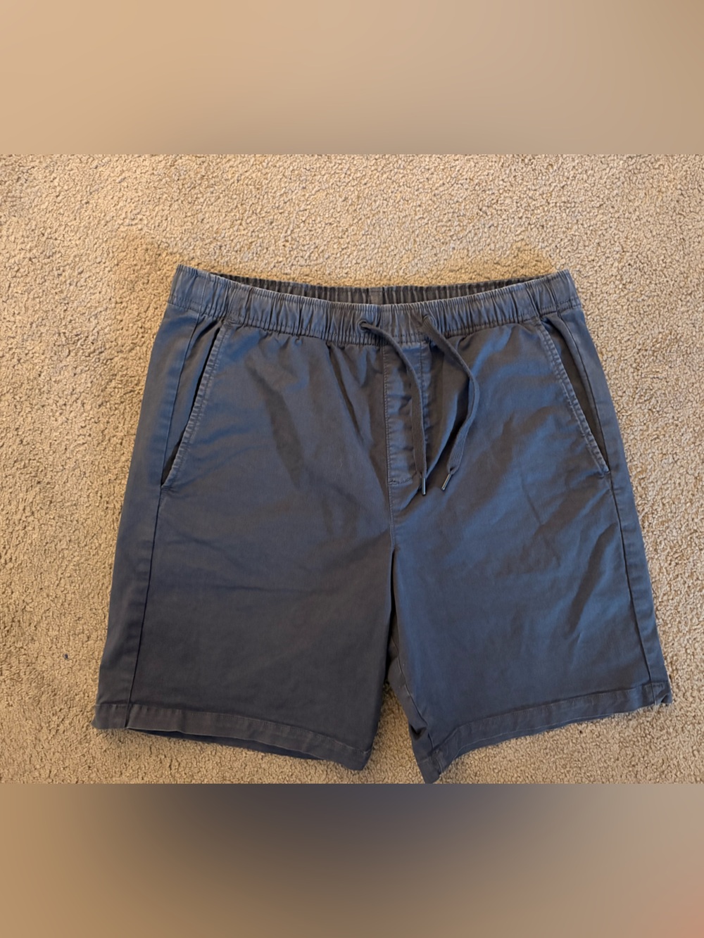 GAP Men's Drawstring Athletic Shorts - Blue Gray